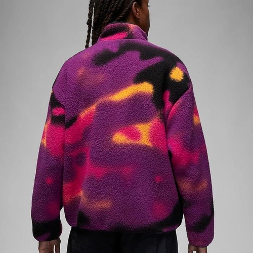 Veste coupe-vent Sherpa polaire Nike Jordan Flight MVP manches longues taille L - Photo 7/8