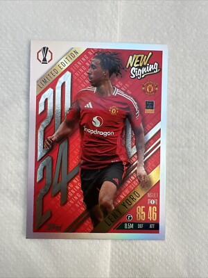 Leny Yoro TOPPS Match Attax 24/25 NEW SIGNING LIMITED