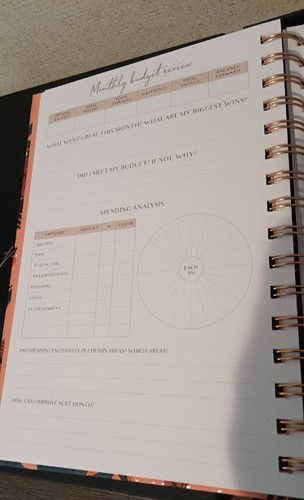 Planberry Budget Planner Undated Monthly Money Finance Organizer Hardcover - Bild 8 von 11