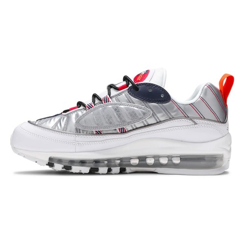 $170 MUJER NIKE AIR MAX 98 PRM PREMIUM ESTRELLA DE MAR TALLA 10 CQ3990 100 NUEVO - Imagen 2 de 5