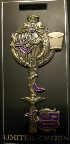 2019 Disney D23 Expo WDI MOG Haunted Mansion 50th Anniversary Key Pin LE 300 - Picture 2 of 3