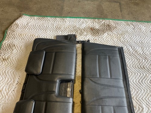 98-00 Volvo V70 V70R XC Third Row Seats Jump Seats Charcoal Leather OEM #1425E - Picture 3 of 6