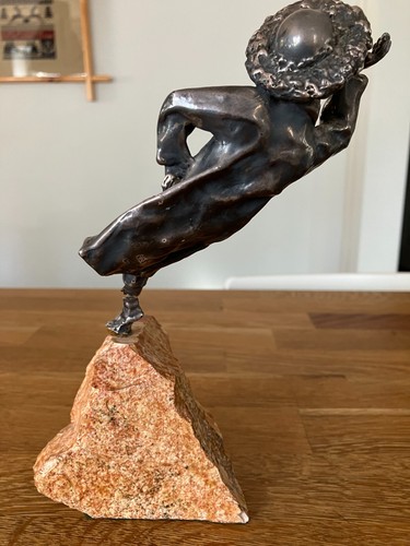 sterling silver clad Dancing Rabbi by Isaac Jeheskel 1920s Israel - Picture 5 of 8