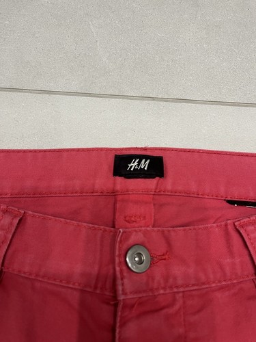 H&M Herren Hose W32 L34 - dunkelrosa - Bild 3 von 4