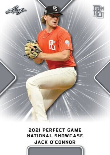 "MINT" JACK O'CONNOR 2021 LEAF PERFECT GAME ALL-AMERICAN ROOKIE CARD #200 - Picture 1 of 1