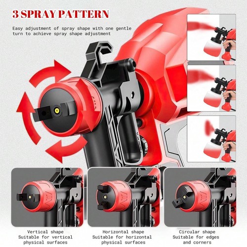 550W Electric Paint Sprayer - For Home Decoration, Furniture, Cabinets etc DIY - Picture 13 of 17