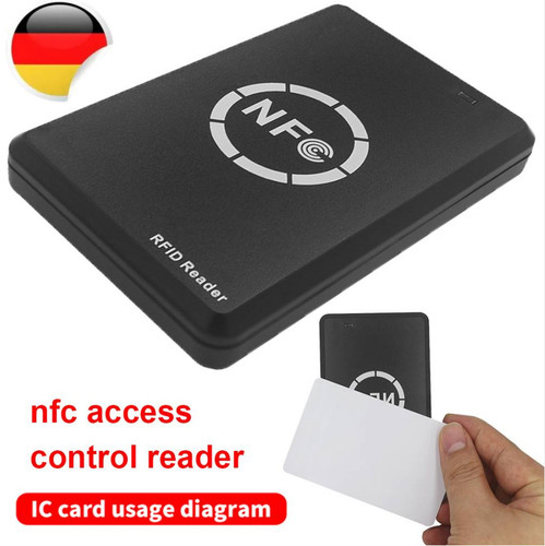 Lecteur RFID graveur 13,56 MHz/125KHz/250KHz RFID NFC réplicateur d'étiquettes logiciel libre