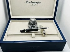 MONTEGRAPPA Limited Edition Fountain Pen Leopoldo Tullio Qauila,002/100,Nib-M.
