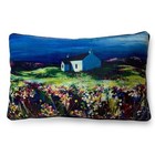 Avril Thomson Smith Summer Shades Cushion - 33 x 53cm Piped Soft Brushed Velvet