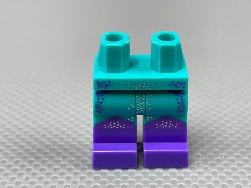 LEGO Minifigure Dark Turquoise Hips & Legs Dark Purple Boots Silver Dots Singer - Picture 5 of 5