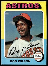 1975 Topps - #455 Don Wilson EX