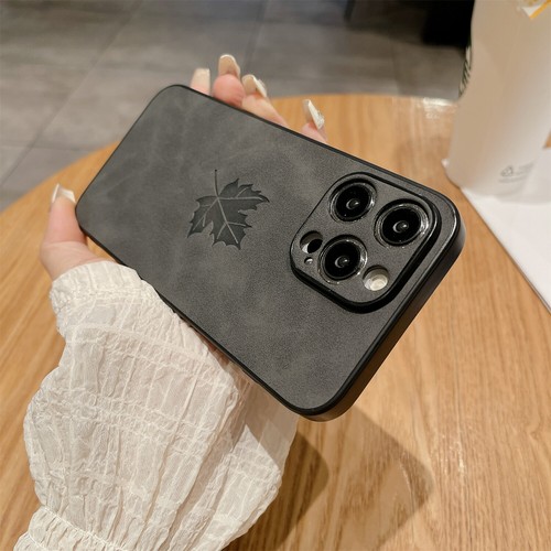 Funda delgada de cuero de lujo a prueba de golpes para iPhone 15 14 13 12 11 Pro Max Plus - Imagen 13 de 17