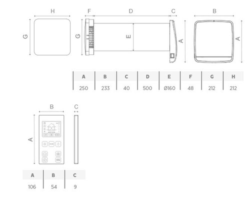 Ambientika WIRELESS+ RECUPERATORE DI CALORE - ventilazione meccanica controllata - Imagen 5 de 6
