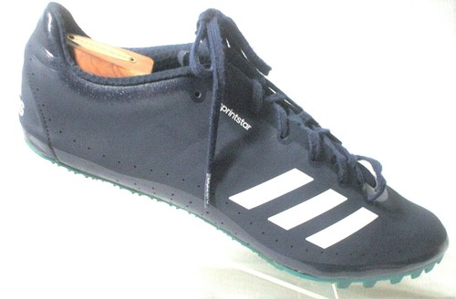 Adidas Sprintstar Leichtathletik Spikes Schuhe Gr. 13 blau weiß - Bild 3 von 12
