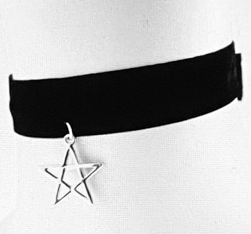 Black Velvet Gothic Chocker Charm Necklace Retro Vintage Choker Punk 90's - Picture 59 of 94