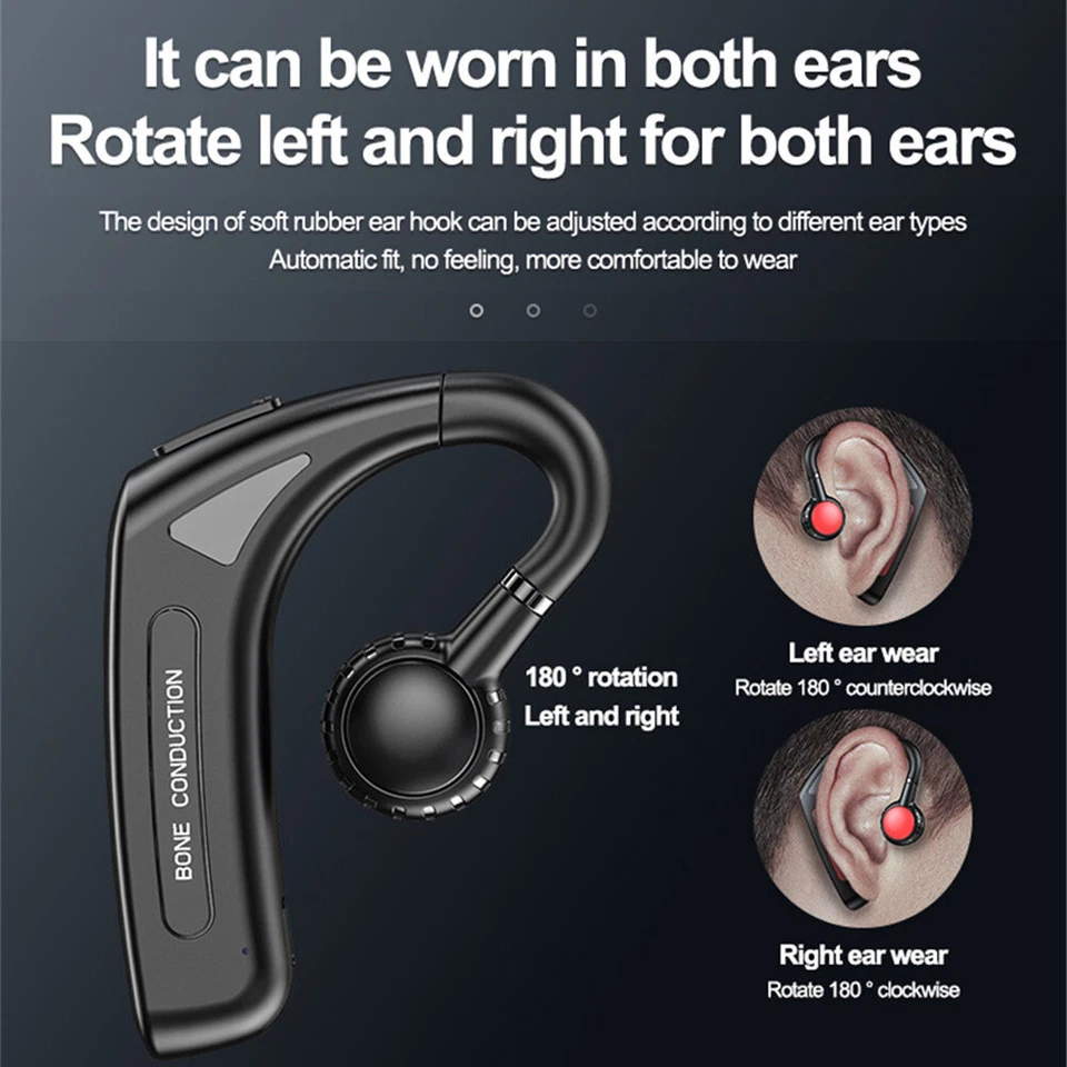 Auriculares Bluetooth Auriculares Inalámbricos Teléfono con Micrófono Cancelación de Ruido Auriculares Música Foto 3 de 4