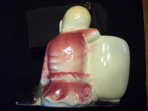 ROYAL COPLEY Vtg Mid Century Chinese Boy & Girl Planters Hand Painted Ceramic - Picture 3 of 7