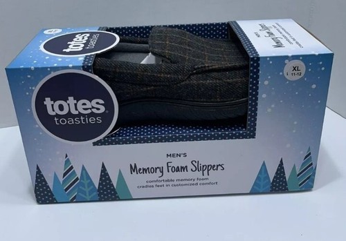 Men's Memory Foam Slippers - Size XL 11-12 Slippers New in Box - Picture 2 of 7