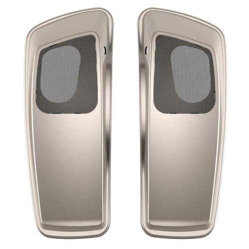 Cubierta de audio con alforja para alforja de 6x9" Harley Touring 2014+ Silver Fortune - Imagen 3 de 7