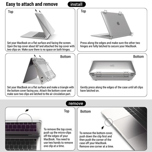 IBENZER Hartschalenkoffer für MacBook Air/Pro 11 13 15 16 Zoll Case - Bild 70 von 200