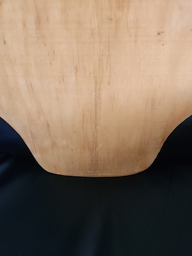 2007 Skim Lizard Board Wooden Surfing Water Bodyboard 18" x 30" Red/Yellow Flame - Picture 7 of 8