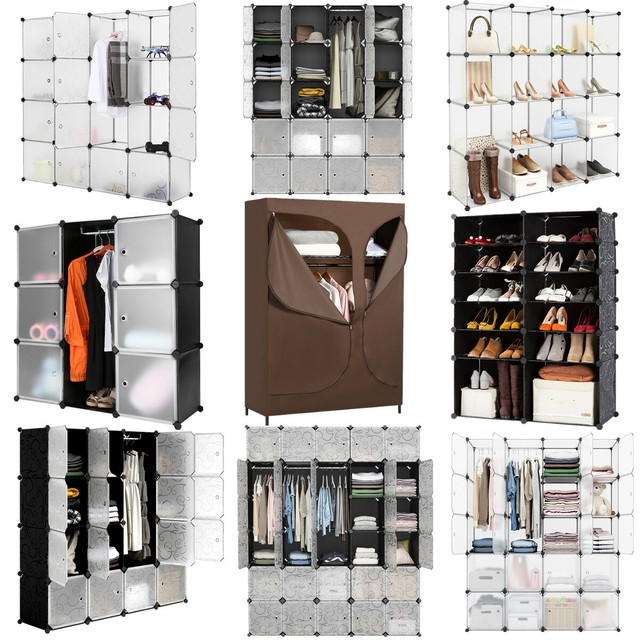 30 20 16 12 9 Diy Modular Closet Storage Rack Organizer Wardrobe Cabinet Shelf