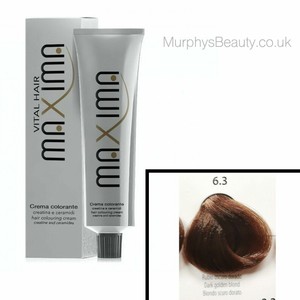 maxima professional hair colour 100ml 6 3 dark golden maxima professional colour chart