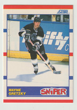 1990-91 SCORE ' SNIPER' - #336 - WAYNE GRETZKY