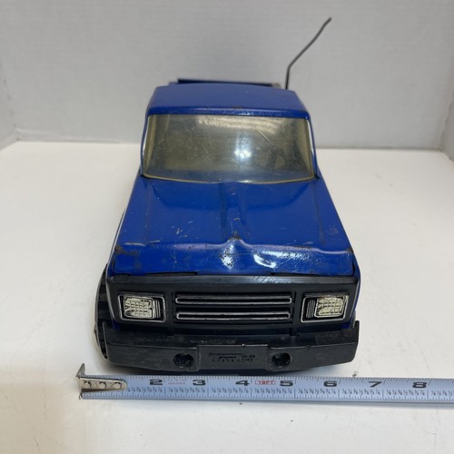 Tonka Pick Up Truck Blue Removable Wheels W/Hard to Find Side Exhaust Pipes! 148 - Picture 5 of 18