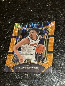 2023 Panini Select Mezzanine Level Orange Flash Prizm Julian Strawther Rookie RC