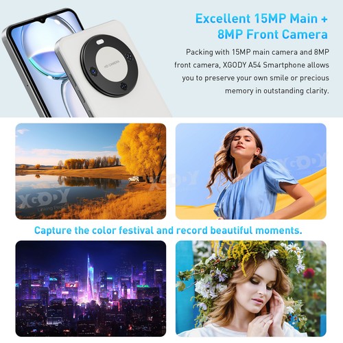 2024 New Android Factory Unlocked Cell Phone Cheap Smartphone 4G Quad Core 2 SIM - Picture 38 of 42