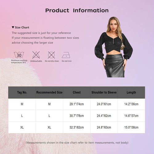 Women Crop Top Costume Dancewear Party Tops Halloween Sparkle Modern Stylish - 第 20/45 張圖片