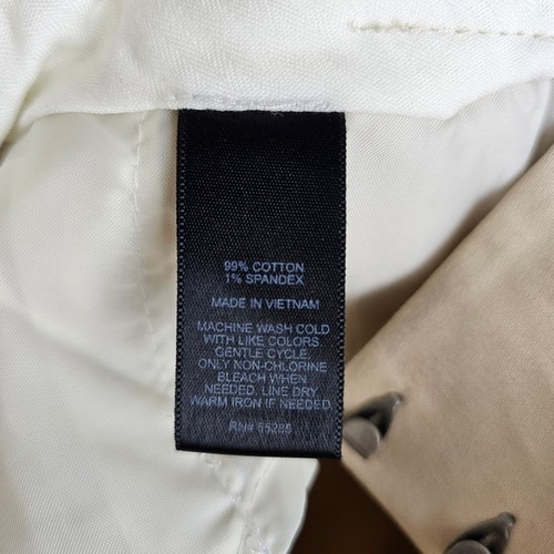 Express Editor Original Low-Rise Flare Tan Khaki Dress Pants NWT size 10 Short - Picture 8 of 8