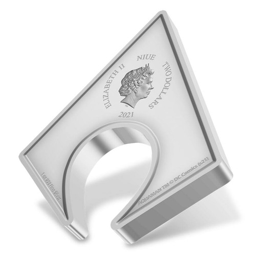 2021 AQUAMAN EMBLEM SILVER COIN - Picture 4 of 6