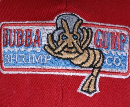 Erwachsene Drama Film Forrest Gump Bubba Gump Garnelen Co. rot verstellbare Mütze Kappe - Bild 3 von 3