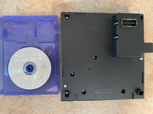 Nintendo Black Game Boy Player w/ Japanese Start Up Disc *USA Seller* - Picture 1 of 2