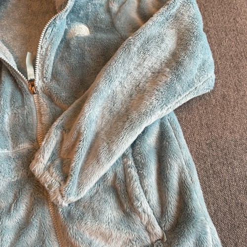 The North Face Jacket Girls Medium (10/12) Blue Osito Fleece Full Zip Spring - Picture 6 of 8