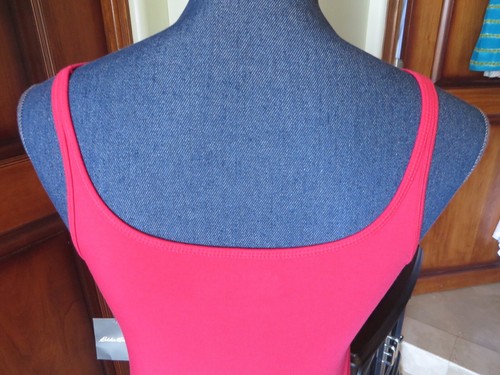 Camiseta sin mangas tejida Eddie Bauer para mujer roja talla extra pequeña nueva con etiqueta - Imagen 6 de 9