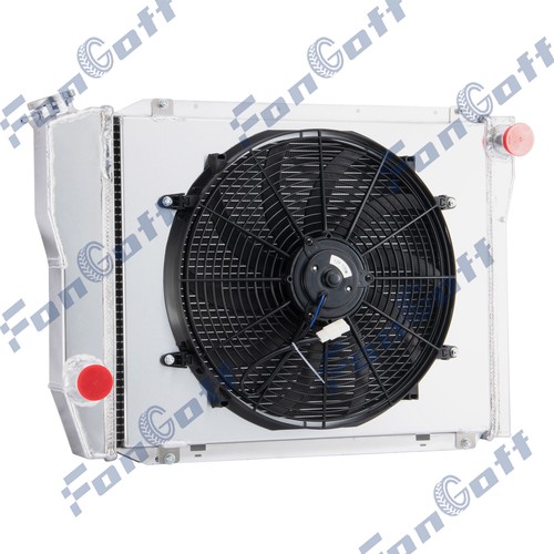3 Core Radiator Shroud Fan Fit Ford Falcon XA/XB/XC/XD/XE Fairmont 302/351 V8 MT - Picture 2 of 5