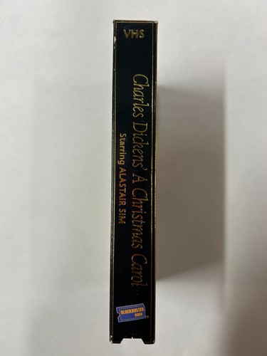 Charles Dickens’ A Christmas Carol Blockbuster Classics VHS Tape Alastair Sim - 第 3/7 張圖片