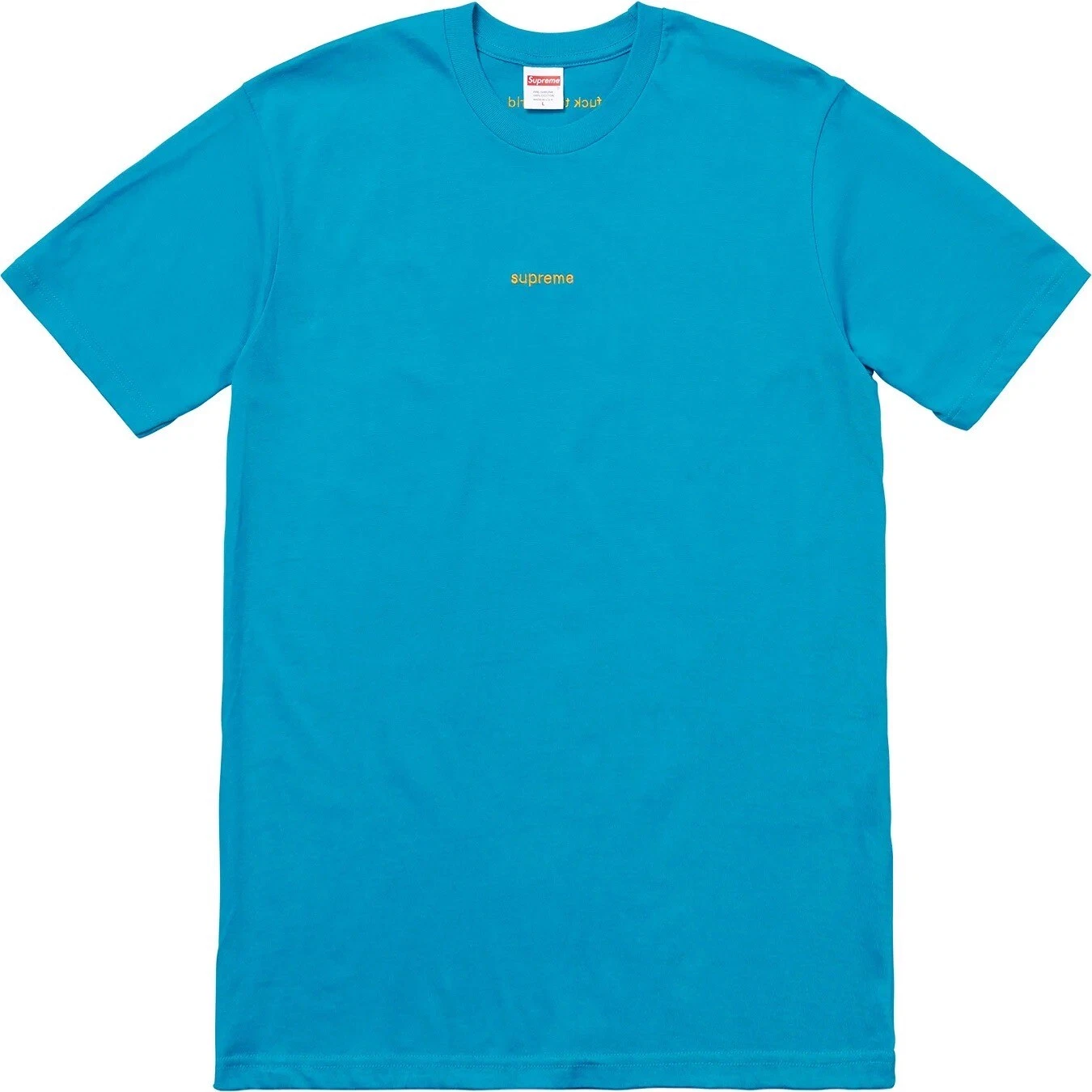 Tee shirt Supreme FTW CYAN SS18 taille XLARGE neuf