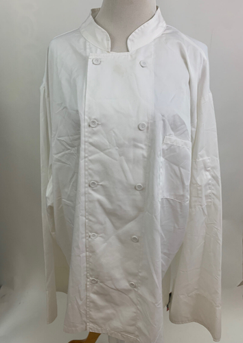 DICKIES White COOL BREEZE CHEF COAT UNISEX WHITE L NEW NWT