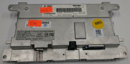 MMI 3G Monitor LCD, 8R0919604 Wyświetlacz navi Harman Audi A4 A5 Q5 Q7 - Zdjęcie 4 z 4