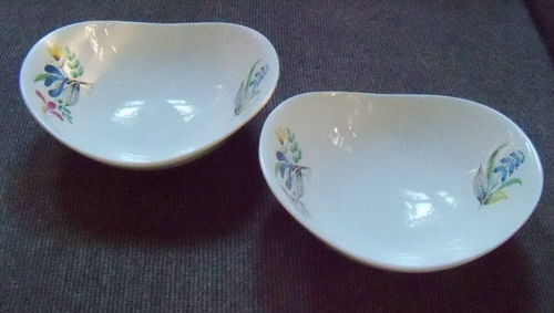 Eva Zeisel Hall Hallcraft 1950s Modern Vintage Bouquet Midcentury Side Bowls - 2