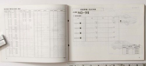 06671 Toyota Genuine Parts Catalog Japanese List CAROLLA 2 52049-00 E-EL51 KD-NL - Picture 3 of 12