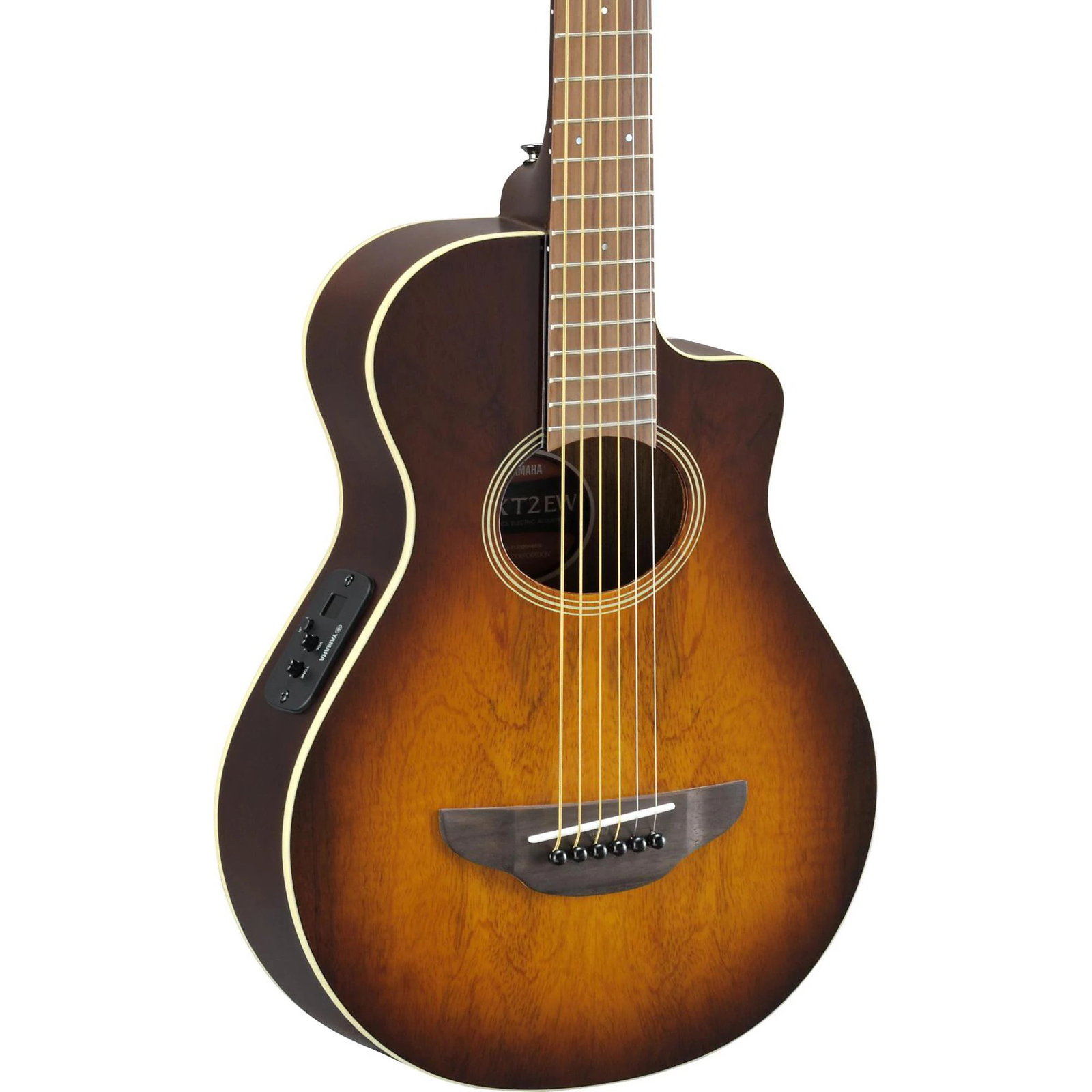 Дорожная акустико-электрическая гитара Yamaha APXT2EW, Tobacco Brown Sunburst