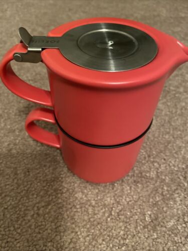 Teavana For Life Tea Stackable Pot Cup Mug Infuser Stainless Steel purple - Picture 2 of 2