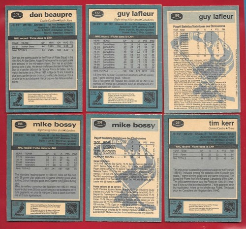1981-82 OPC 81-82 O PEE CHEE NHL HOCKEY CARD 133-264 SEE LIST - Picture 155 of 267