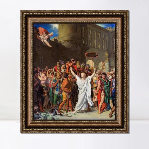 Framed Canvas Giclee Print Series#003 by Jean Auguste Dominique Ingres Wall Art - Picture 1 of 16