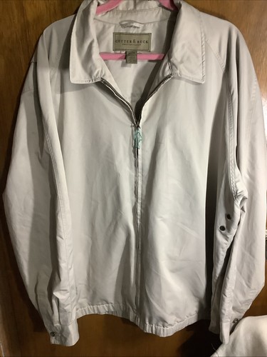 Cutter & Buck Spring/Fall Golf Jacket Mens XXL Full Zip~ Beige - Picture 3 of 9